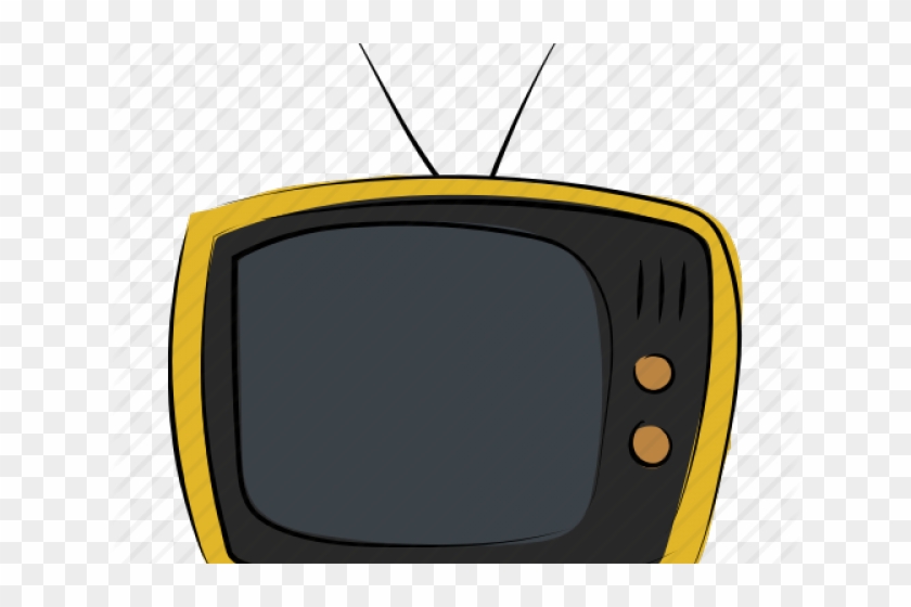 Drawn Tv Vintage Tv - Television Set Clipart #1347232