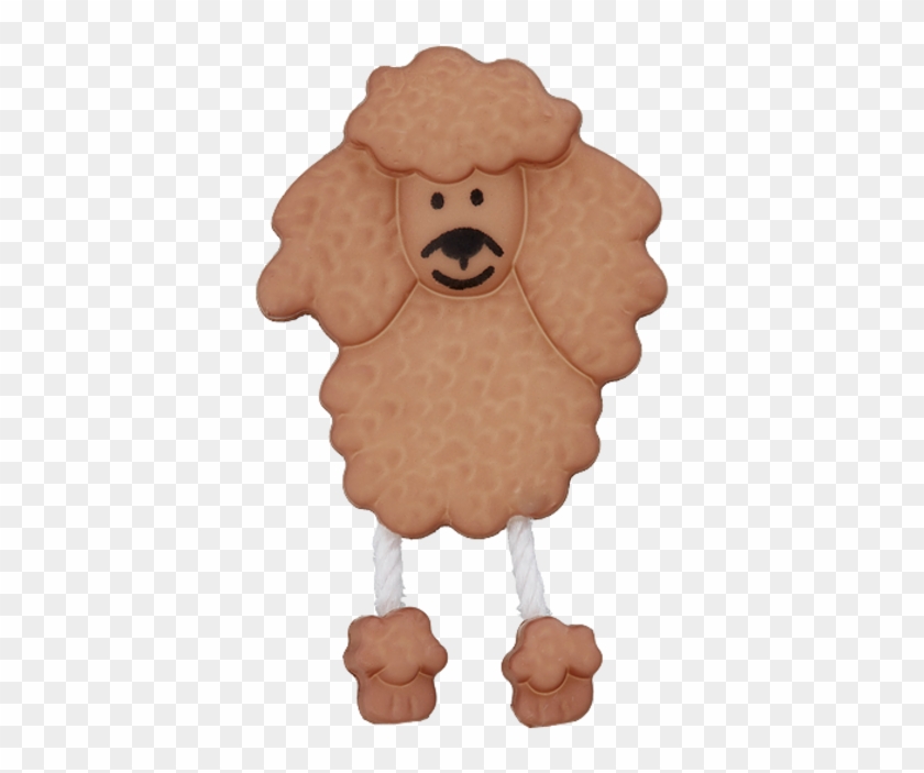 Polyester Button Poodle Article - Cartoon Clipart #1347234