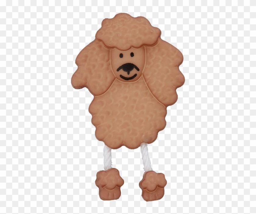Polyester Button Poodle Article - Cartoon Clipart
