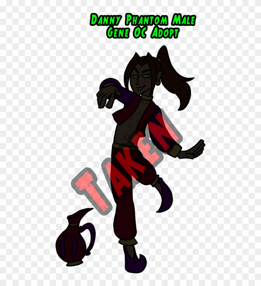 Danny Phantom Male Genie Oc Adopt Taken By The - Male Genie Oc Clipart