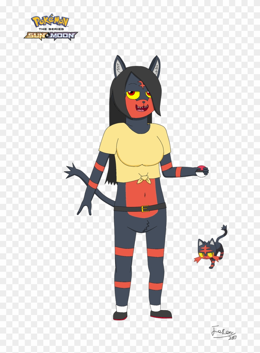 This Is Jared Laen The Anthropomorphic Litten From - Cartoon Clipart