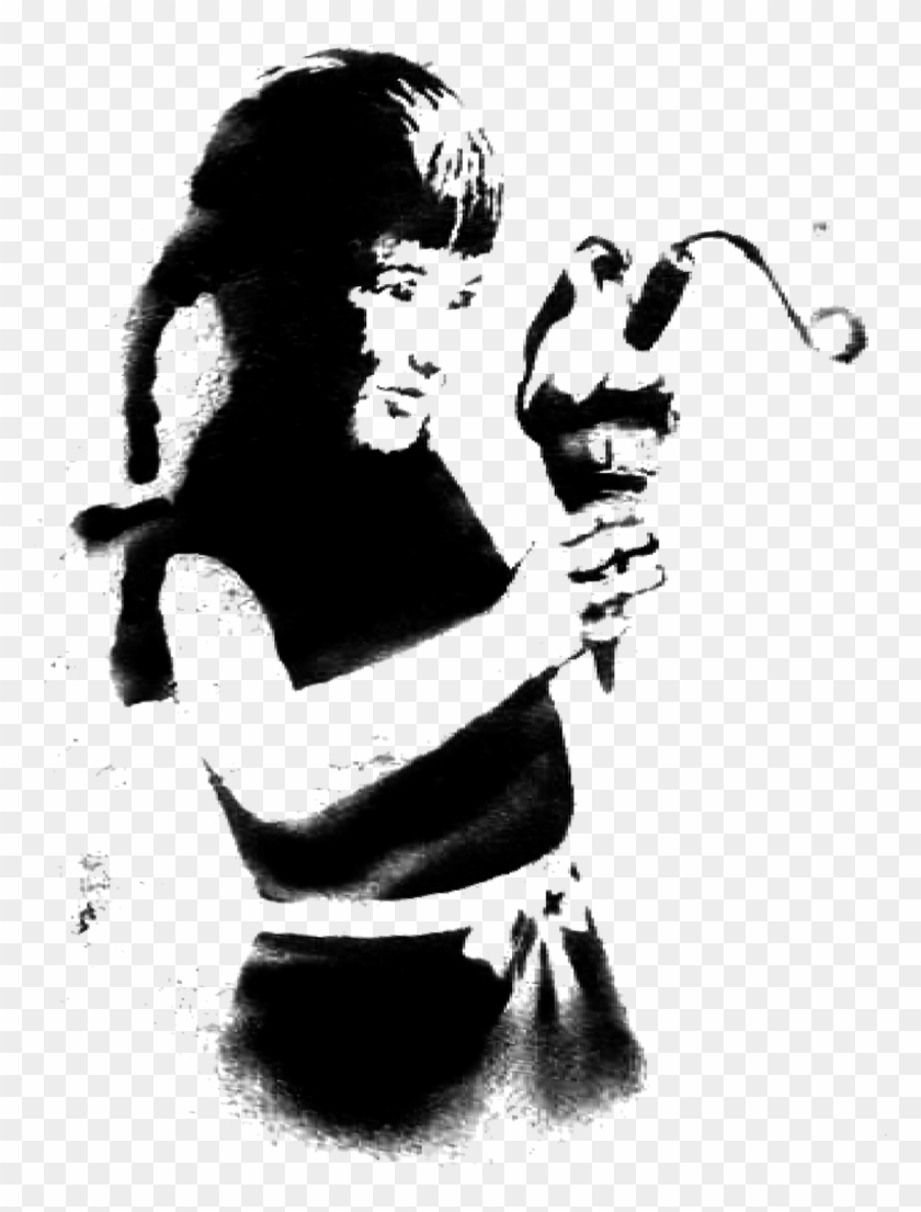 Banksy Sticker - Sexual Stencil Clipart #1347712