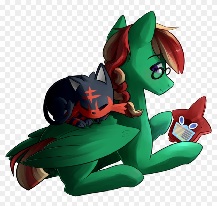 Goshhhh, Commission, Litten, Oc, Oc Only, Pokedex, Clipart