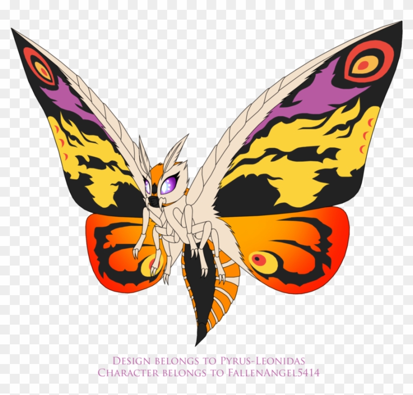 Mothra Tia Kaiju Form By Pyrus-leonidas - Pyrus Leonidas Mothra Clipart #1348510