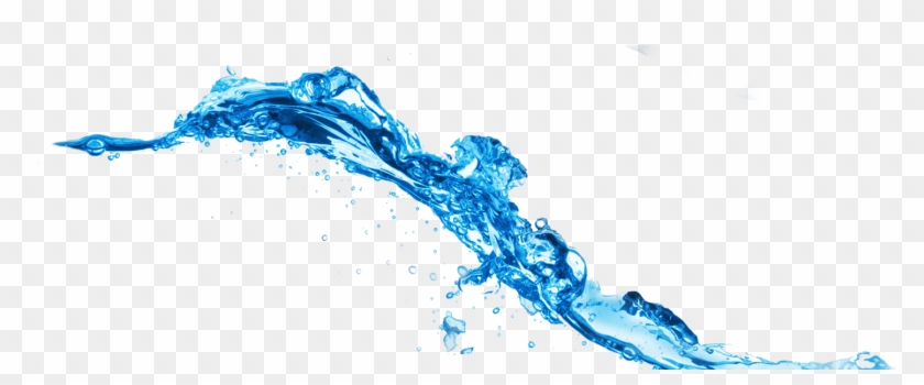 Image Of Splash Of Water - Blue Drink Splash Png Clipart