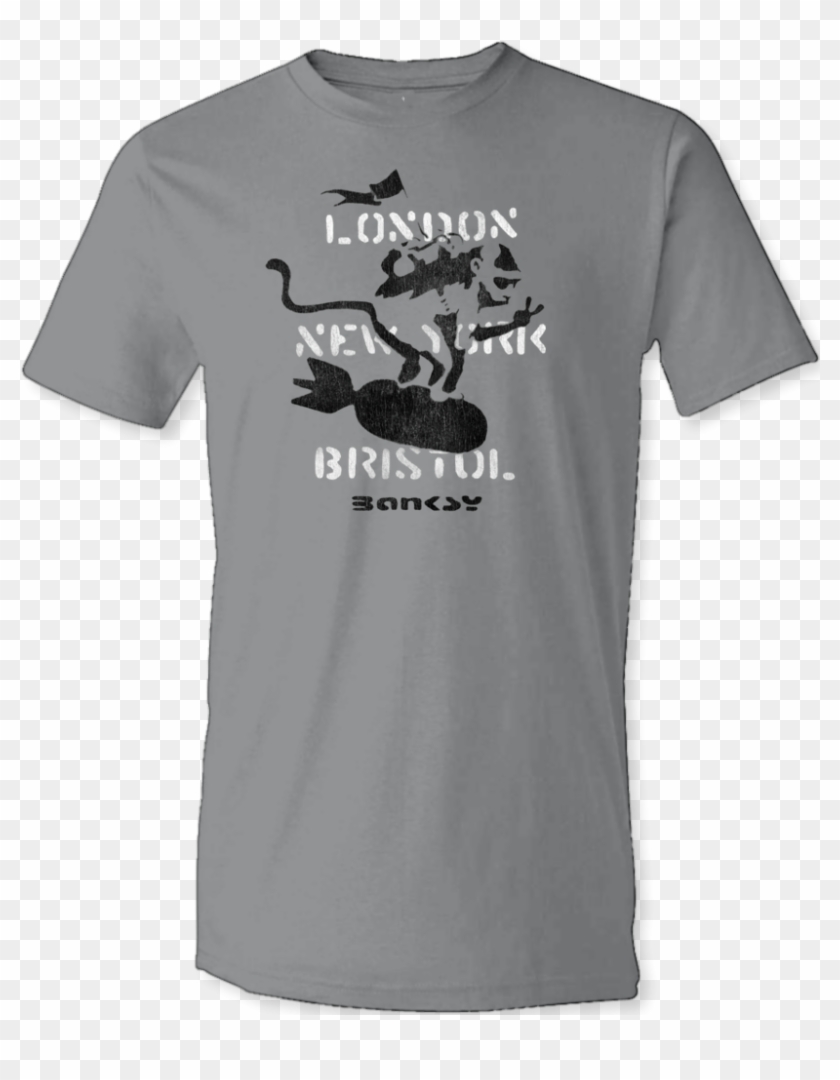 Banksy "london New York Bristol" T Shirt - Reining Clipart