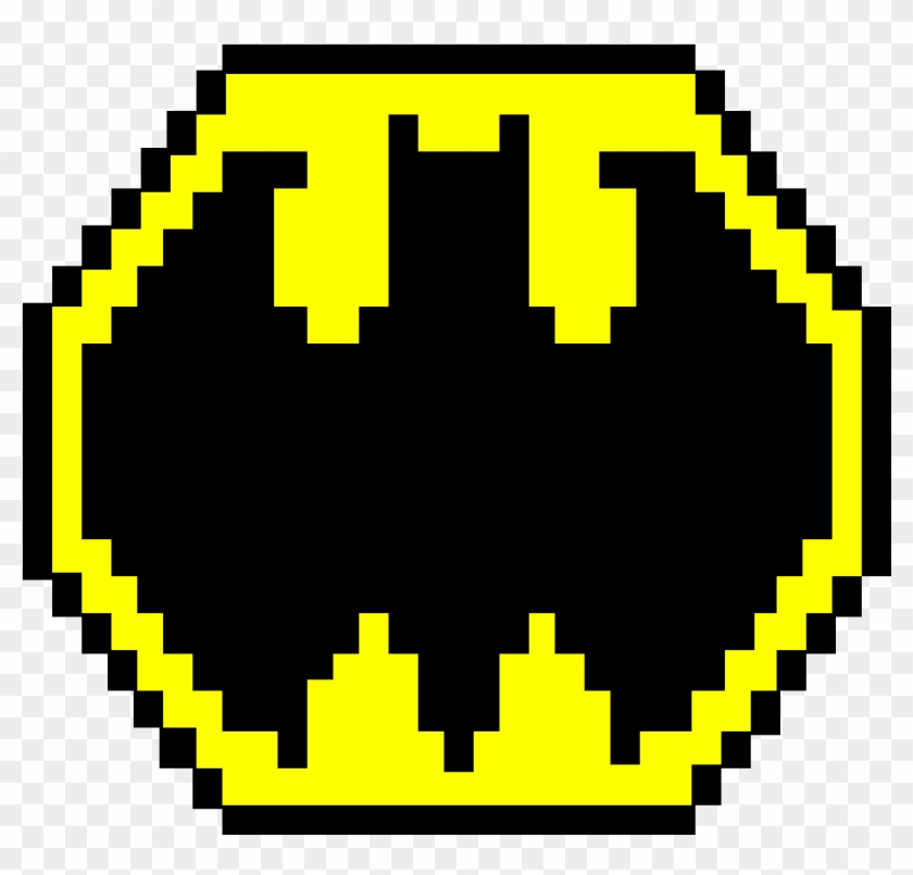 Bat Symbol - Koro Sensei Pixel Art Clipart
