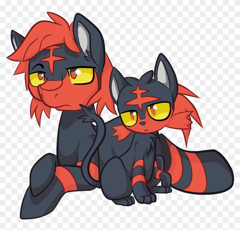 Pokemon Clipart Litten - Pokemon Sun And Moon Pony - Png Download