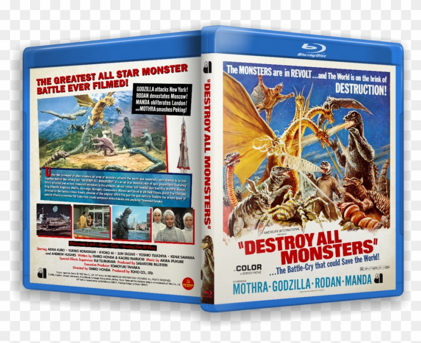 I Was Inspired To Make A Cover For This Project As - Destroy All Monsters, (aka 'kaiju Soshingeki'), 1968 Clipart #1349382