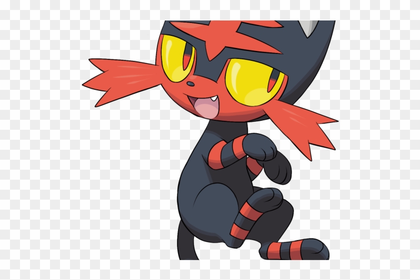 Pokemon Clipart Litten - Pokémon Sun And Moon - Png Download