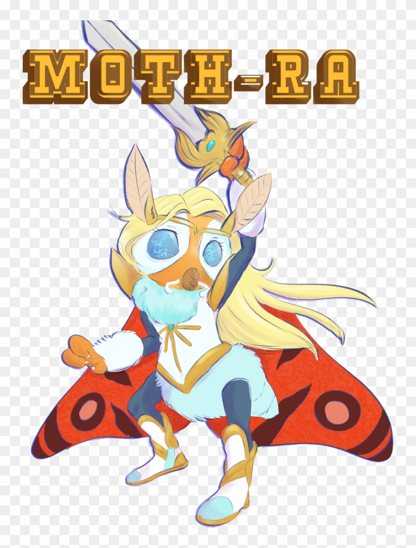 Moth- Ra - Cartoon Clipart