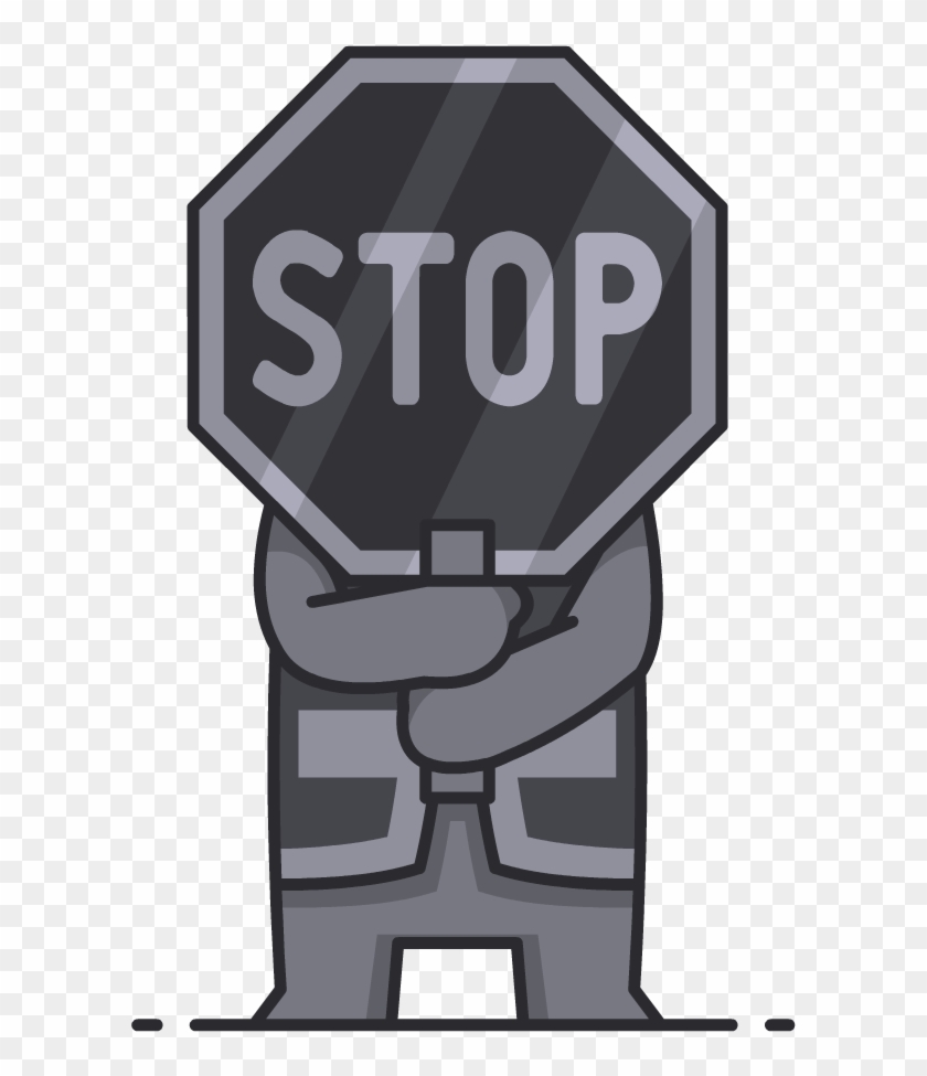 Bdo Ashenone Clan - Stop All Way Signal Clipart #1349515