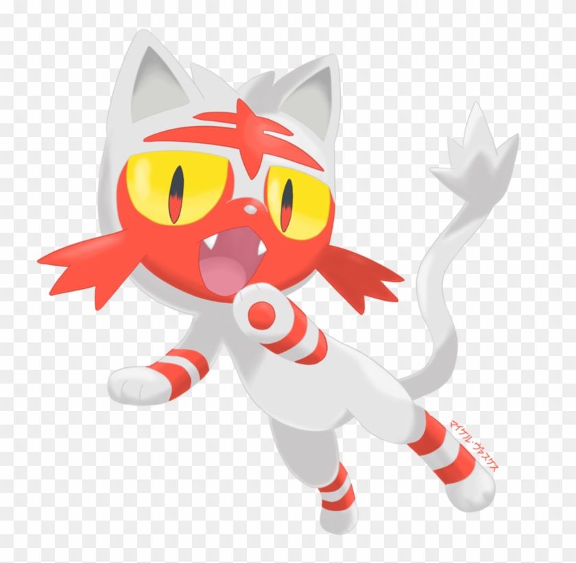 Live Now Https - Ultra Sun And Moon Litten Clipart #1349598