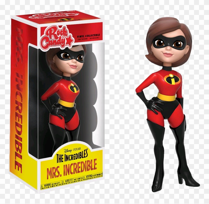 Mrs Incredible Rock Candy 5” Vinyl Figure - Rock Candy Funko Pop Clipart