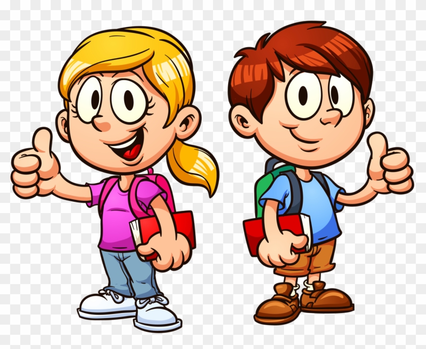 Png Clip Art Scrapbook And Album - Student Thumbs Up Clipart Transparent Png