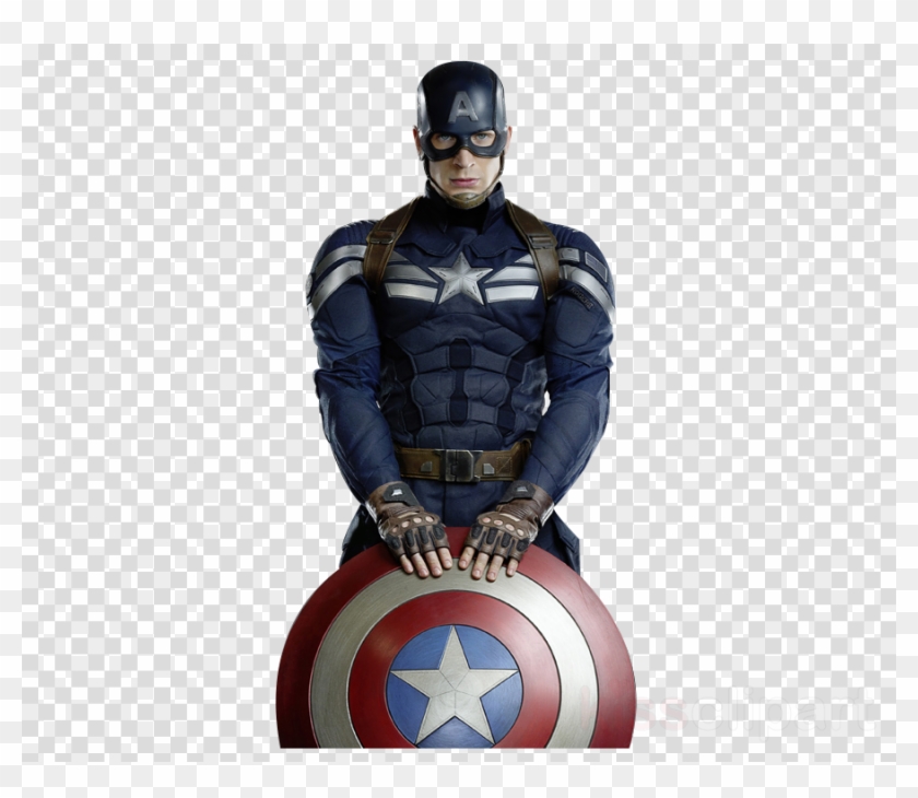 Captain America 2 Winter Soldier Steve Rogers Uniform - Social Media White Icons Png Clipart