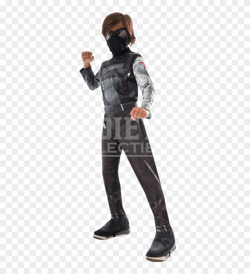 Kids Marvel Civil War Winter Soldier Costume - Captain America Civil War Costume Kids Clipart #1349865