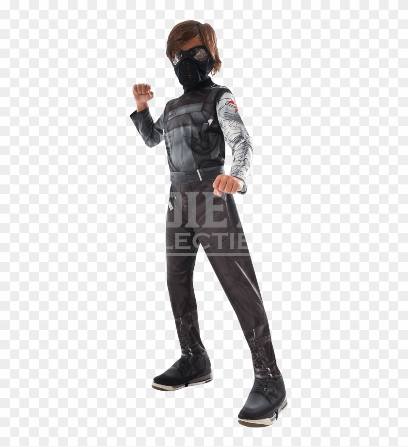 Kids Marvel Civil War Winter Soldier Costume - Captain America Civil War Costume Kids Clipart
