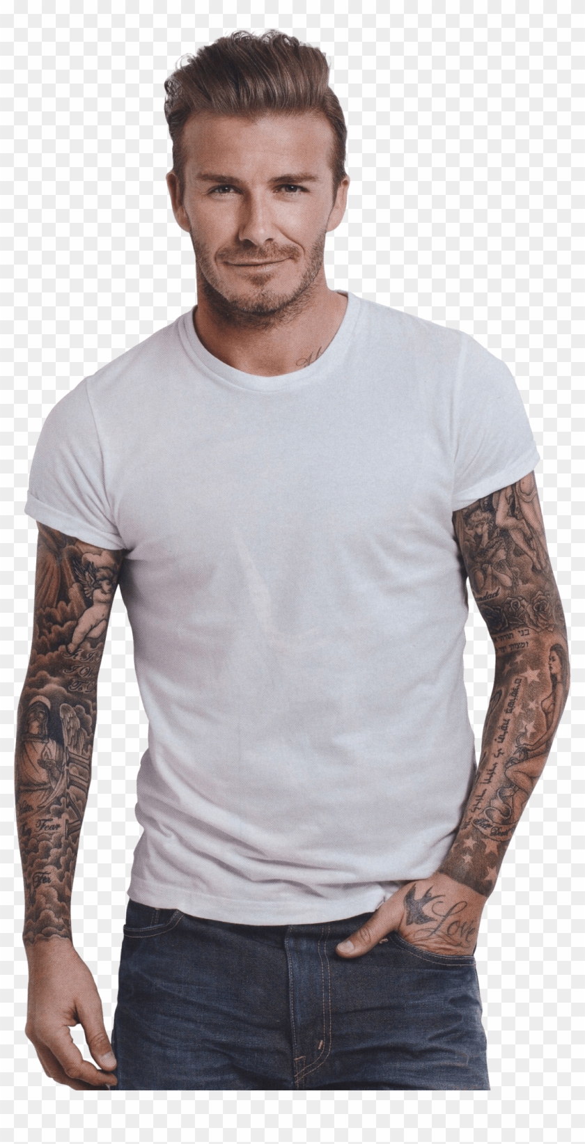 David Beckham Tattoos - Beckham Png Clipart #1349868