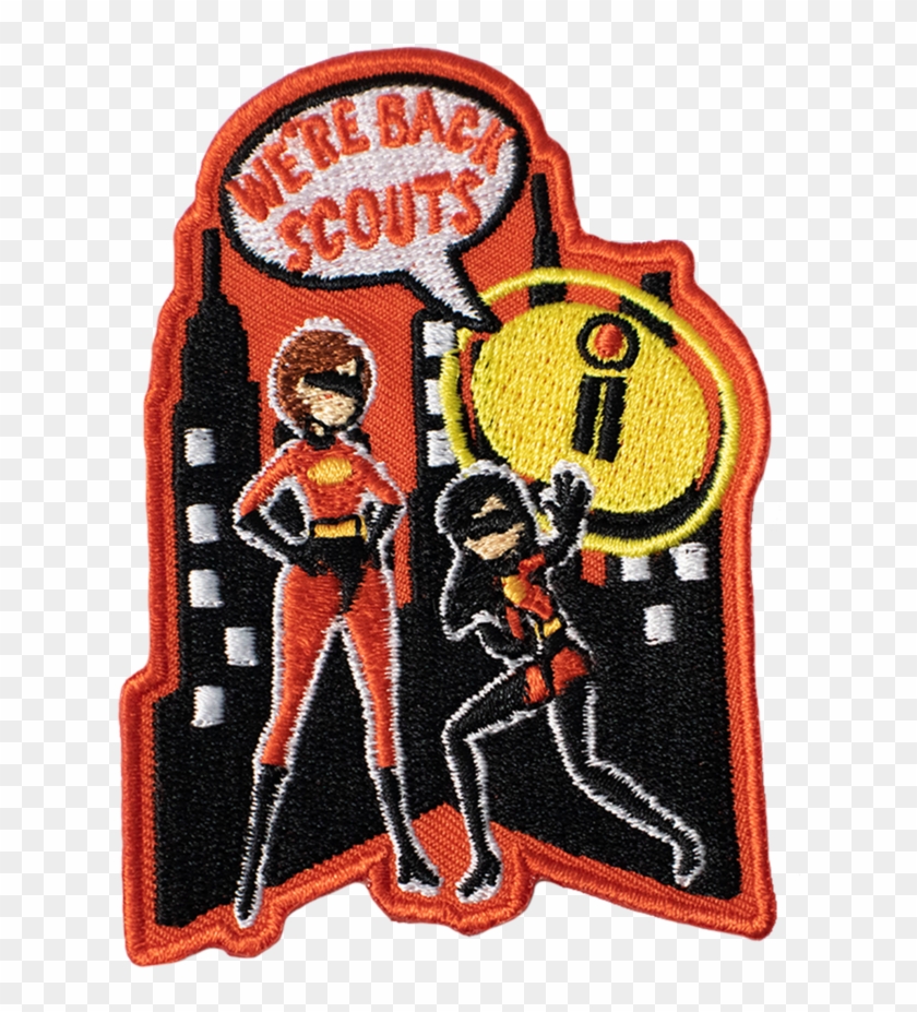 Incredibles 2 Inspired Scout Movie Patch - Cartoon Clipart #1350159