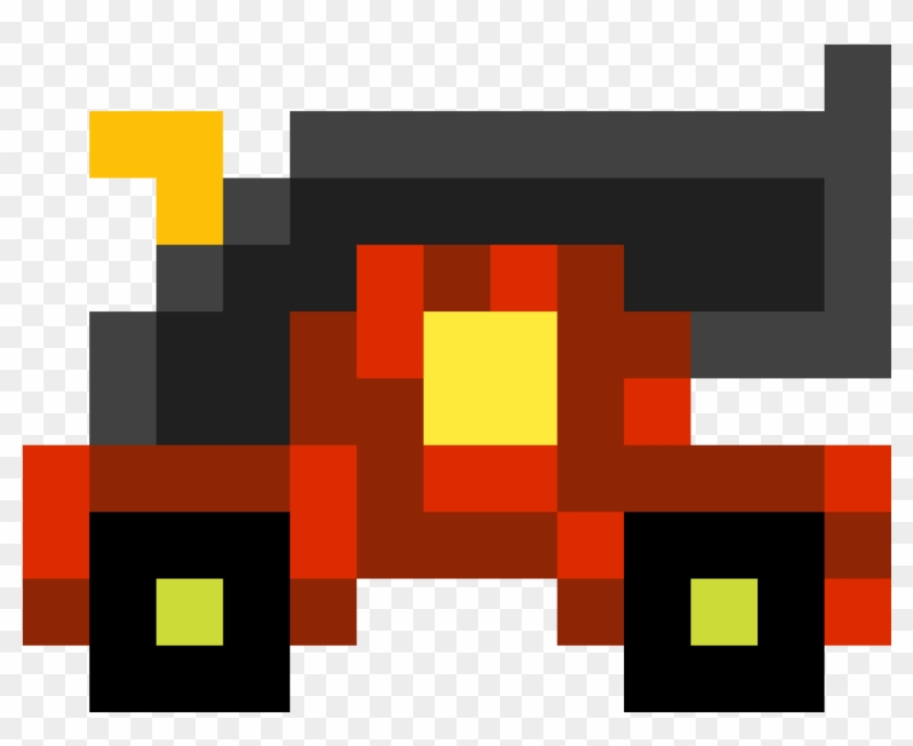 8-bit Cannon By Littboy123 - Graphic Design Clipart