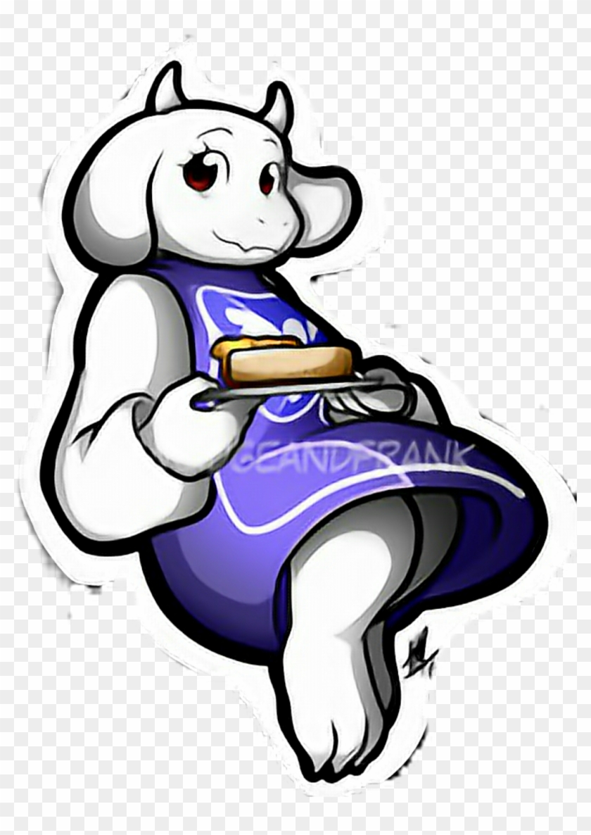 Toriel Sticker - Cartoon Clipart #1350461