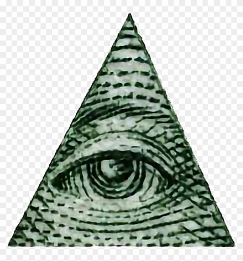 #illuminati #illuminaticonfirmed #green #triangle #freetoedit - Illuminati Png Clipart #1350523