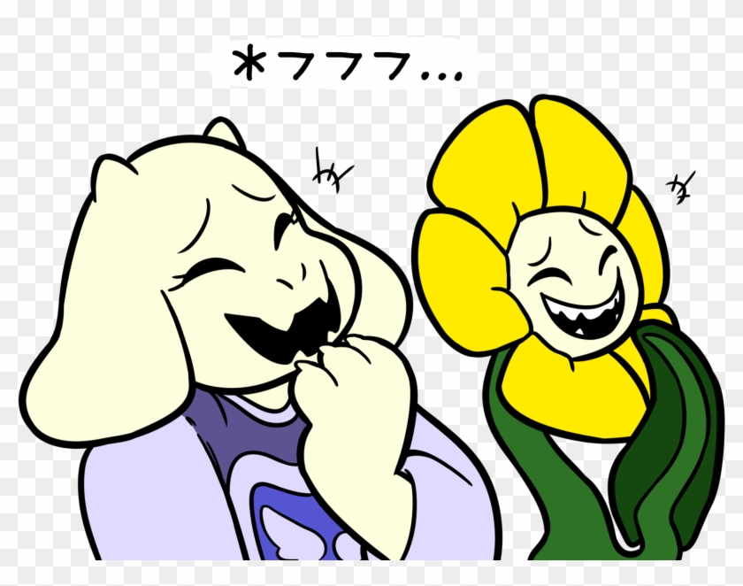 View Samegoogleiqdbsaucenao Toriel Flowey Fufufu , - Cartoon Clipart #1350757