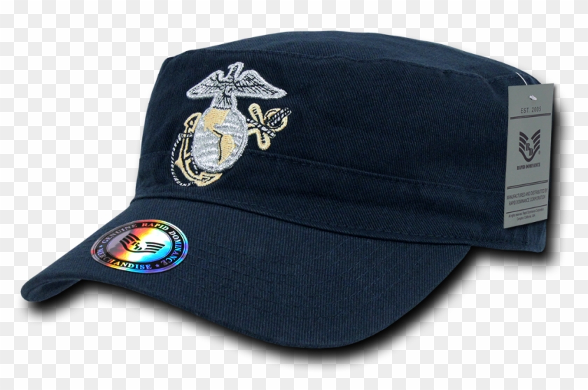 Marines Cap Eagle Globe Anchor Vintage Military Style - Fbi Hat Transparent Background Clipart #1350837