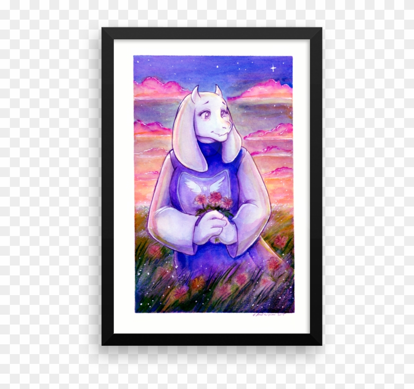 Watercolor Toriel Print - Beautiful Toriel Clipart #1350939