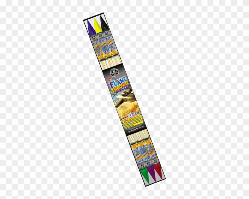 Flame Thrower Stick Rocket - Banner Clipart