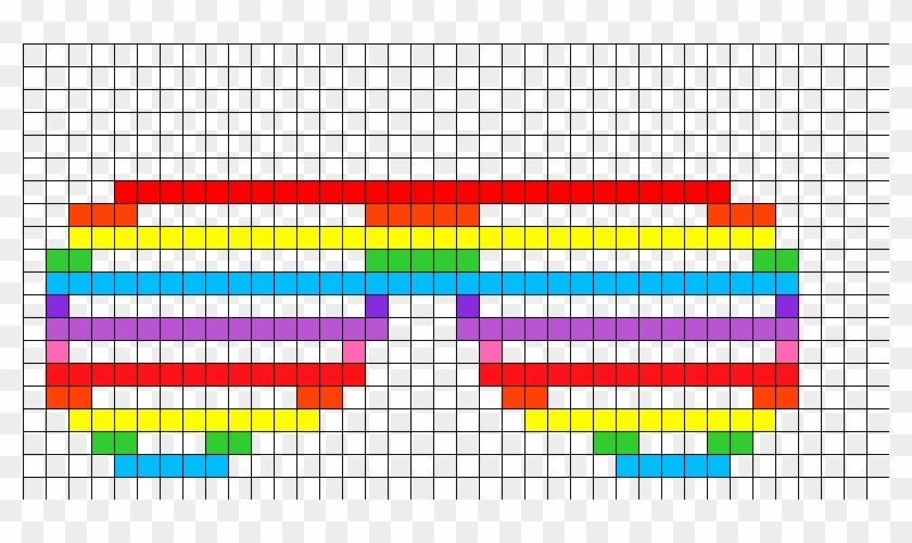 Shutter Shades Perler Bead Pattern / Bead Sprite - Venus Planet Pixel Art Clipart