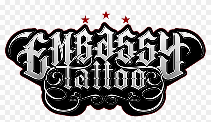 Embassy Tattoo Logo Thin - Logo Tattoo Png Clipart #1351090