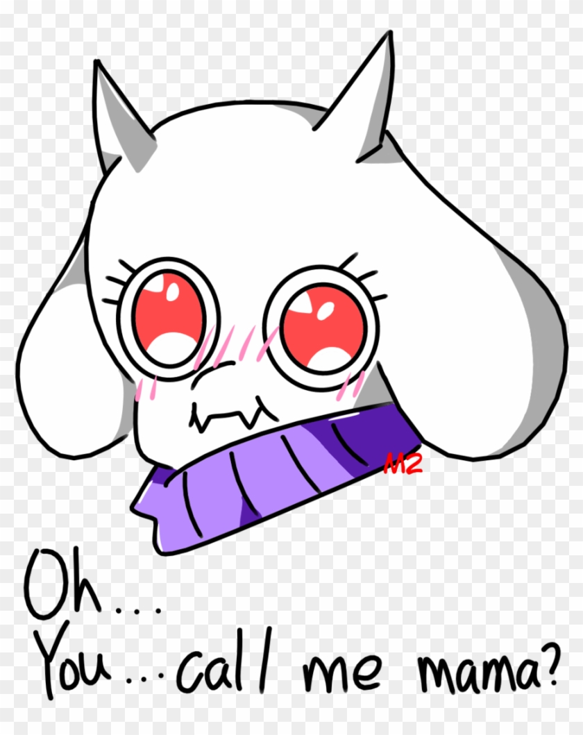 Toriel！她超可爱！ - Cartoon Clipart #1351389