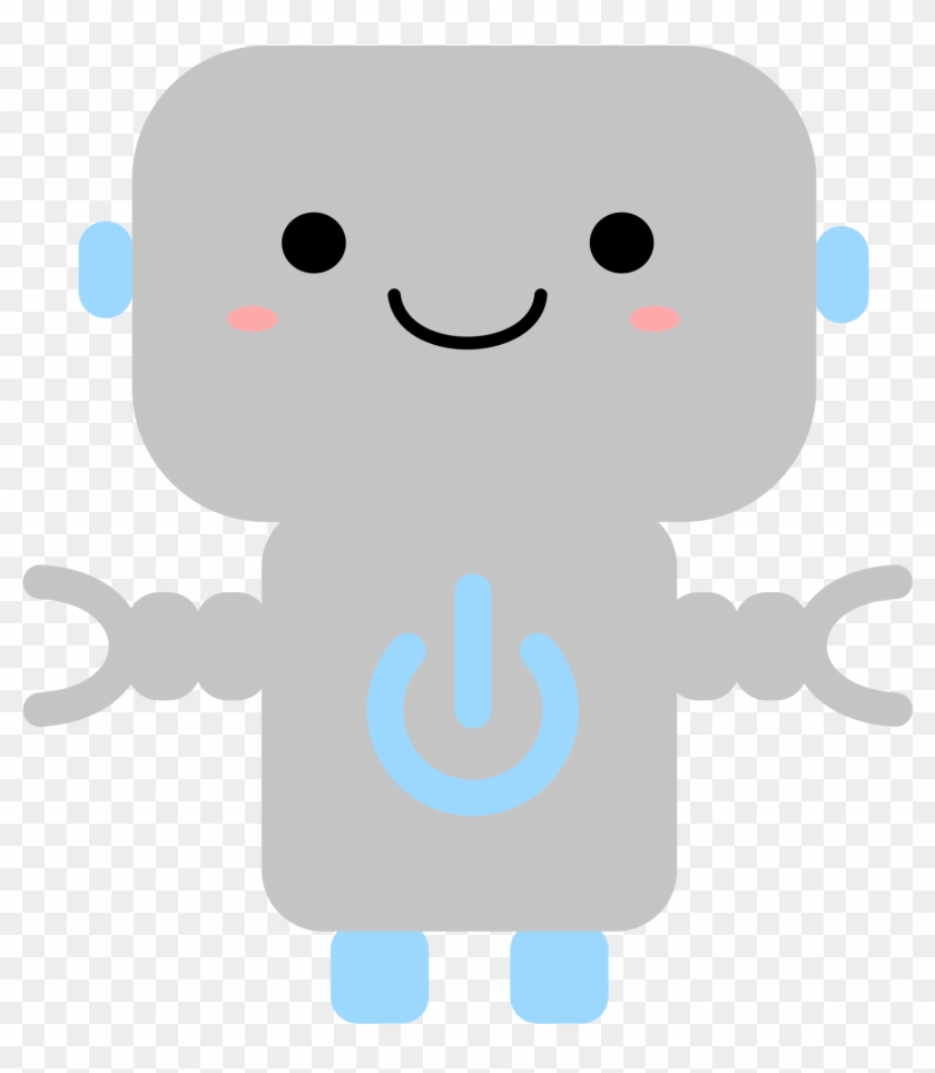Robotic Art T-shirt Droide Power Symbol - Robot Kawaii Png Clipart
