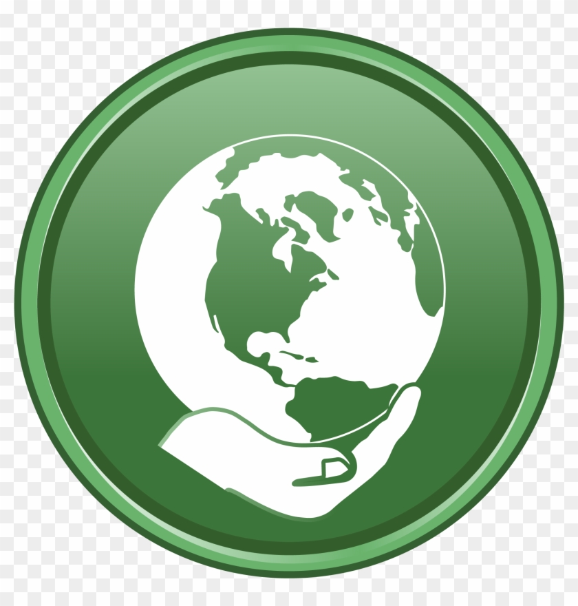 Black And White Globe Clip Art , Png Download - Silhouette Earth Globe Png Transparent Png