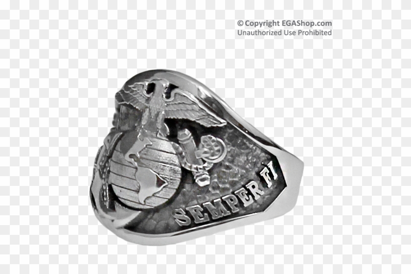Marine Corps Graduation Ring "usmc" On One Side And - Ring Clipart #1351831