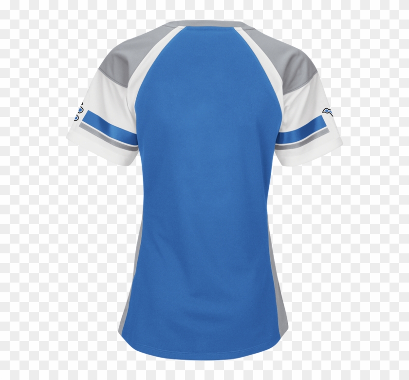 Detroit Lions Juniors Blue Her Drafted Football Jersey - Polo Shirt Clipart