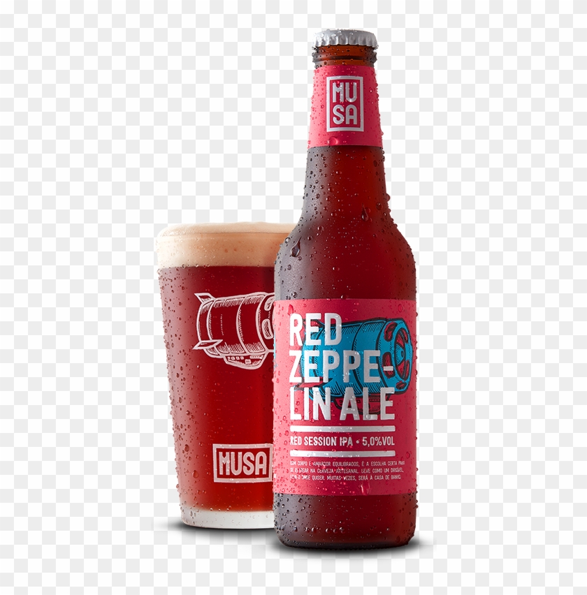Craft Beer Glasses, Craft Beer Gifts, Craft Beer Labels, - Red Zeppelin Ale Clipart #1352429