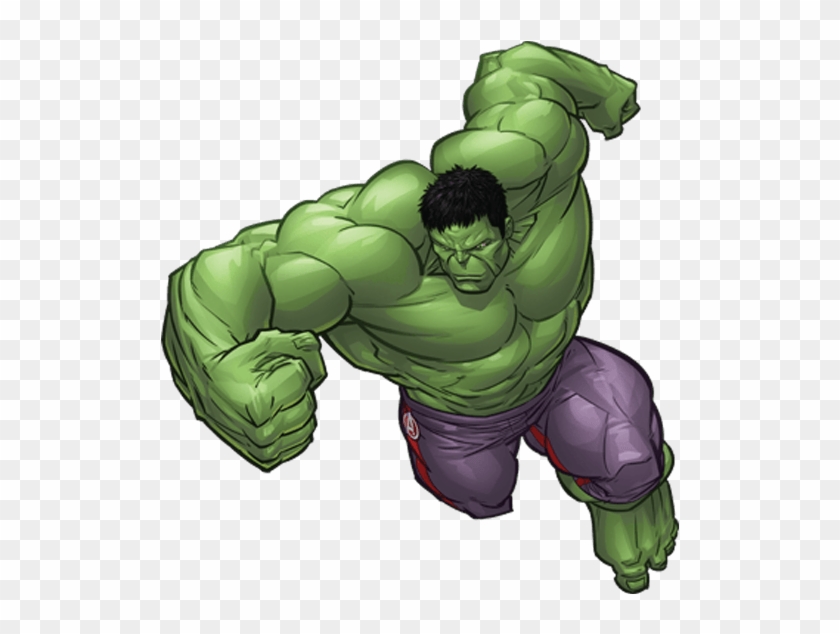 528 X 597 3 - Cartoon Hulk Punching Clipart
