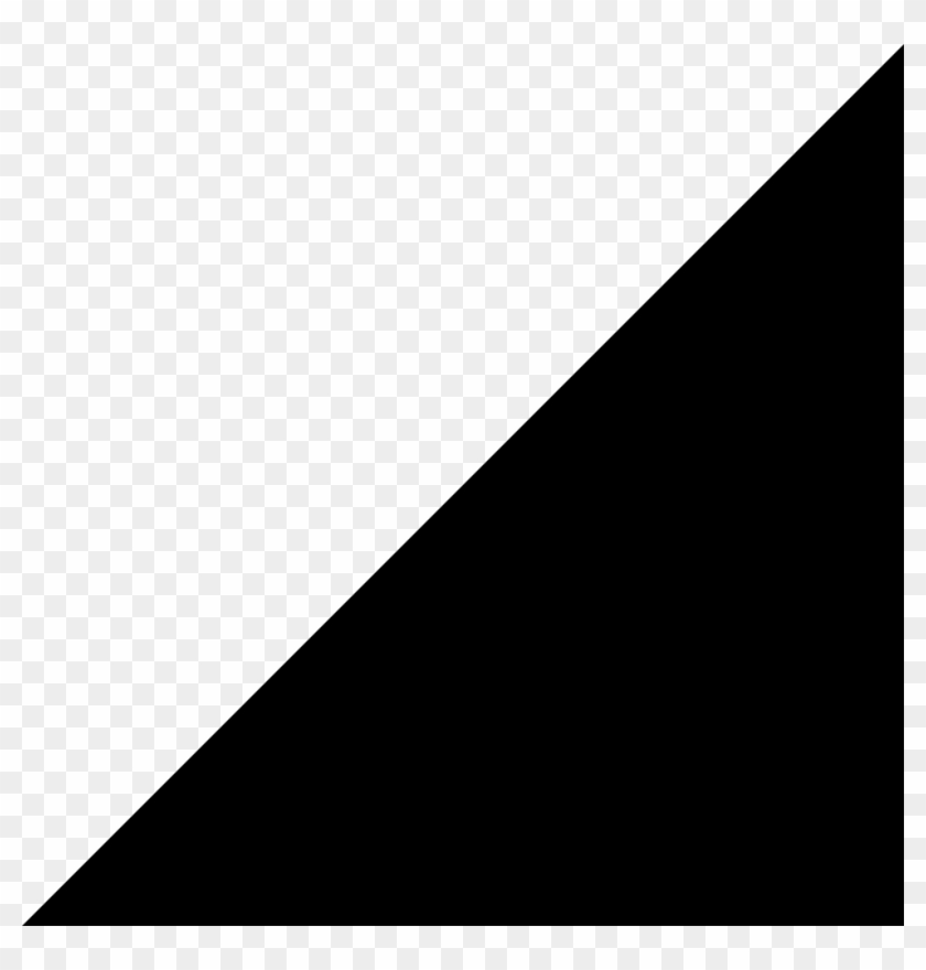 Triangle Clipart Right Triangle - Right Angled Triangle Vector - Png Download