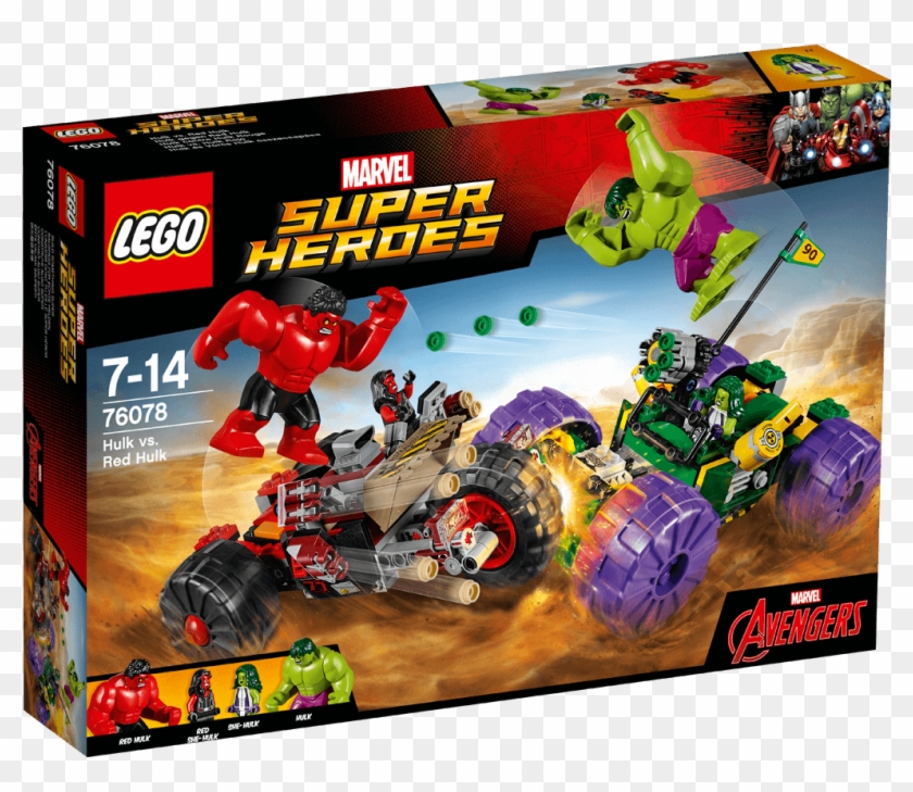 Lego Marvel Super Heroes Hulk Vs - Lego Hulk Red Hulk Clipart