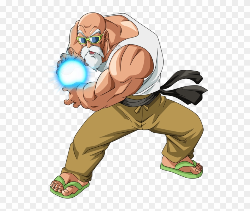 Imagenes De Maestro Roshi , Png Download - Kame Sennin Full Power Clipart #1353926