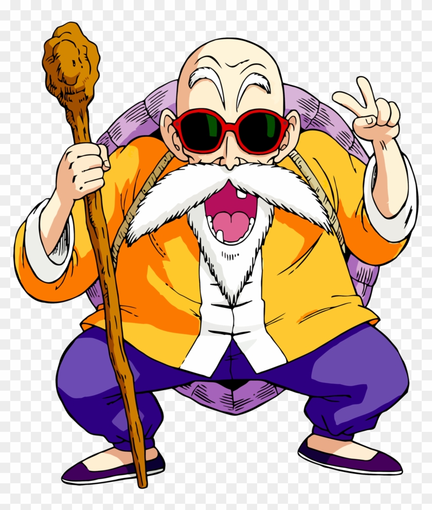 Dbz Master Roshi - Tartaruga Genial Dragon Ball Clipart