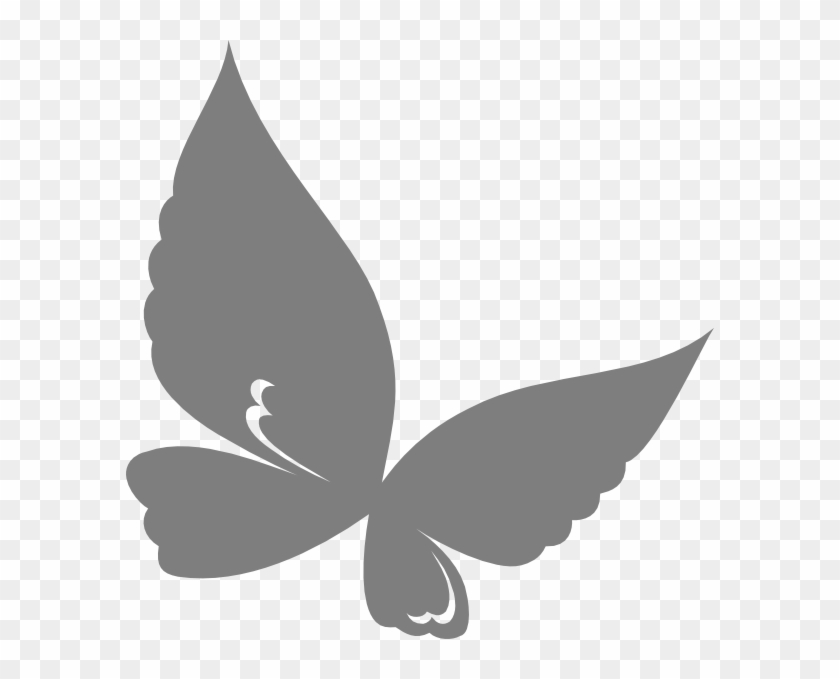 Outline Butterfly Clip Art - Butterfly Outline Clipart Png Transparent Png #1354067