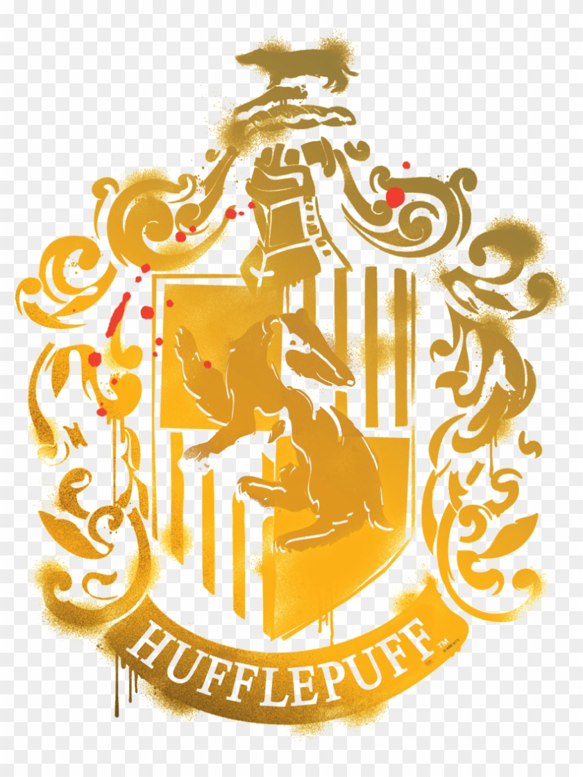 Hufflepuff Crest , Png Download Clipart #1354100