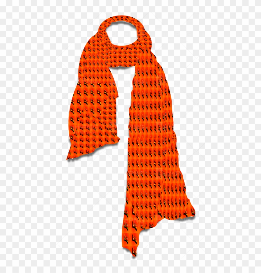 Scarf Clipart Transparent Background - Orange Scarf Png #1354257