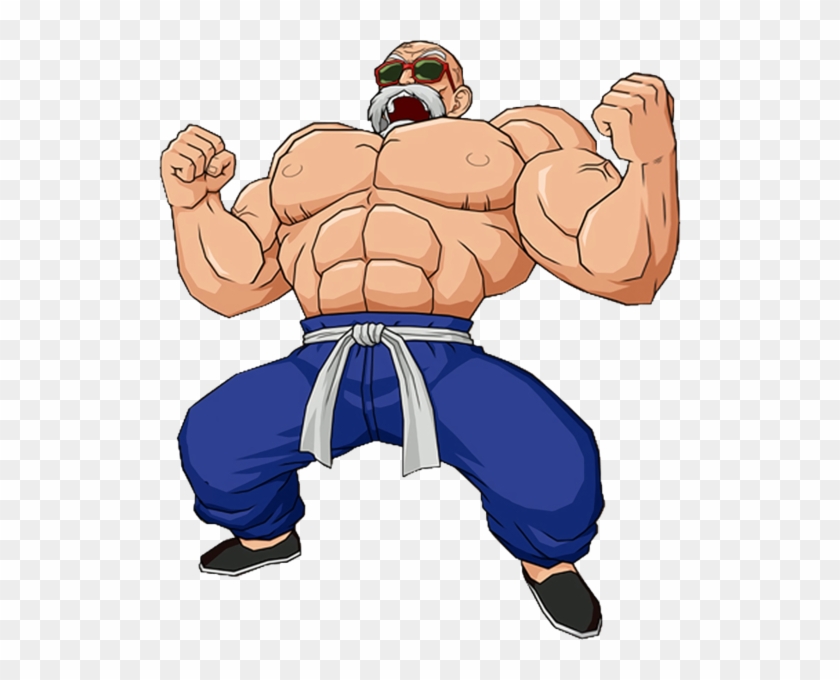 Master Roshi Full Power - Maestro Roshi Full Power Clipart