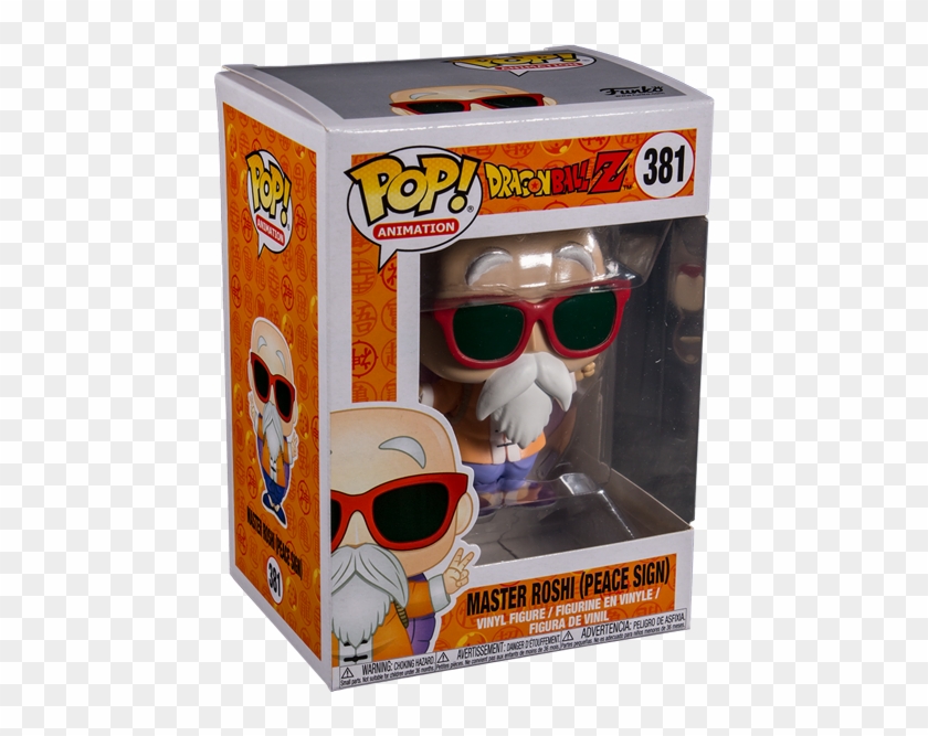 Dragon Ball Z - Master Roshi Peace Sign Funko Clipart