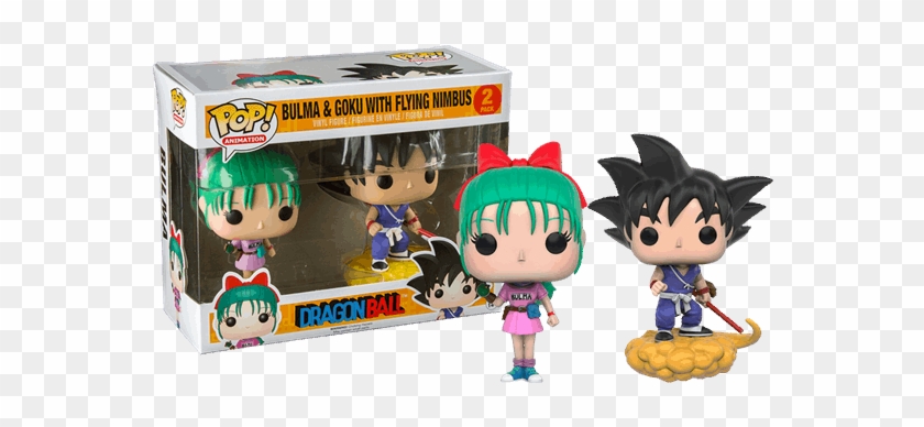 Goku And Bulma Pop Vinyl Figure 2 Pack - Funko Pop Dragon Ball Clipart #1354994